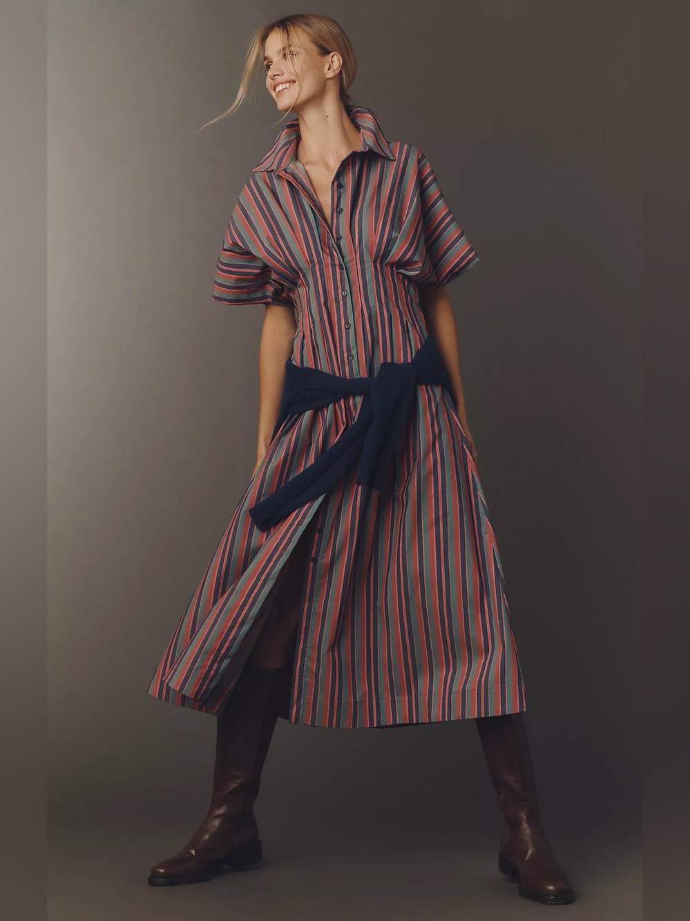 Anthropologie Tobie Shirtdress by Exquise  Size L